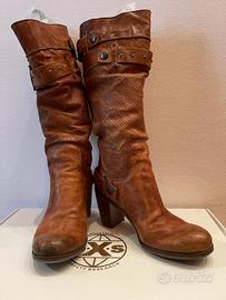 Stivali pelle marrone OXS n° 36