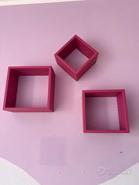 Cubotti arredo fucsia