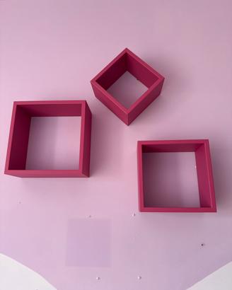 Cubotti arredo fucsia