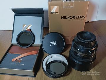 Nikon AF-S 50mm f/1.8G+filtro ND + polarizzatore 