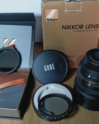 Nikon AF-S 50mm f/1.8G+filtro ND + polarizzatore 