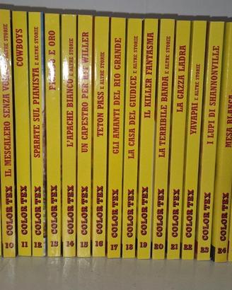 Color Tex serie completa 1-29 Sergio Bonelli
