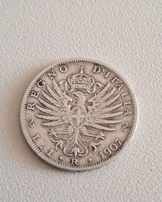 1 Lira 1907 BB/q.Spl