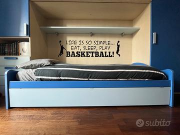 Set letto singolo e scrivania