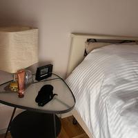 Camera da letto con materasso