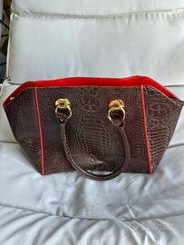 Borsa Saiborn mano/spalla vera pelle. Unica. Nuova