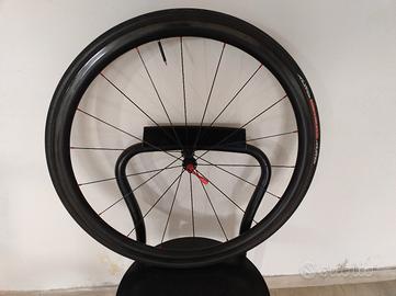 ruota carbonio anteriore rim brake tubolare