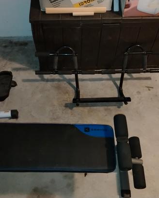 Stepper, panca, barra per trazioni da porta