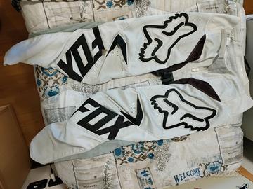 Pantaloni motocross Fox 180 BiancoNeri tg 32 usati