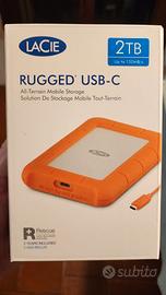 hard disk HD Lacie rugged 2tb NUOVO SIGILLATO