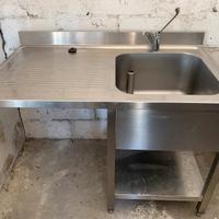 Lavello professionale acciaio inox