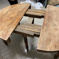 Tavolo allungabile in noce