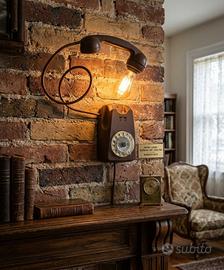 lampada vintage telefono sip a patete