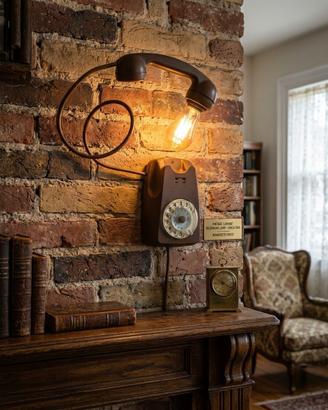 lampada vintage telefono sip a patete