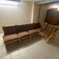 divano in bambu scomponibile