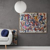 Dipinto su tela quadro astratto pezzo unico