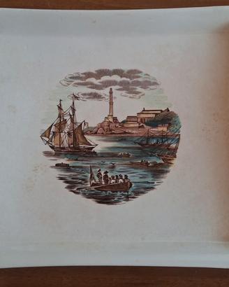 Vassoio Vintage ceramica Richard San cristoforo