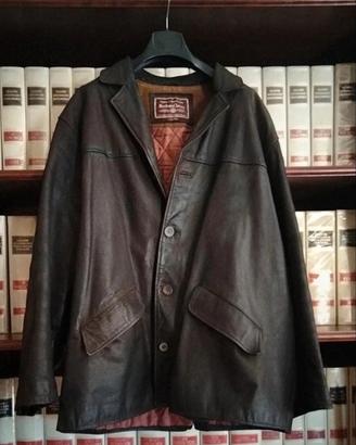 Giacca uomo in vera pelle Marlboro Classics Tg XL 