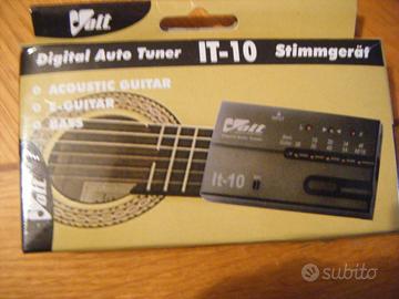 accordatore digitale per chitarra e basso