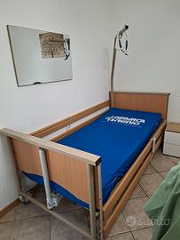Letto ortopedico elettrico e materasso-nuovo.