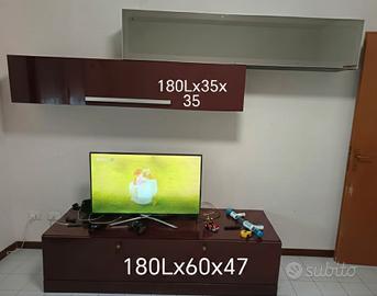 Mobile soggiorno moderno lucido - buone condizioni