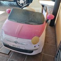 macchinina batteria giocattolo bambini FIAT 500