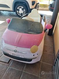 macchinina batteria giocattolo bambini FIAT 500