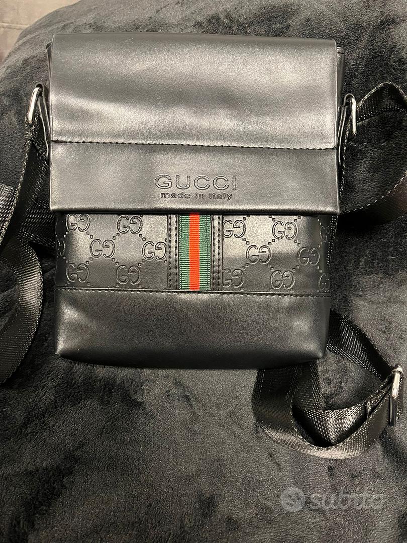 borsello a tracolla di Gucci nero da uomo Abbigliamento e