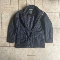 Giubbotto invernale blu da uomo - Multitasche - L