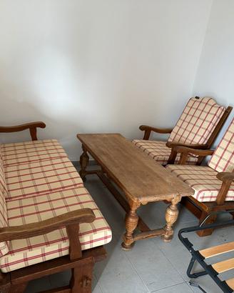 Set poltrone e divano per veranda