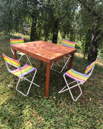 Tavollino-valigetta da picnic