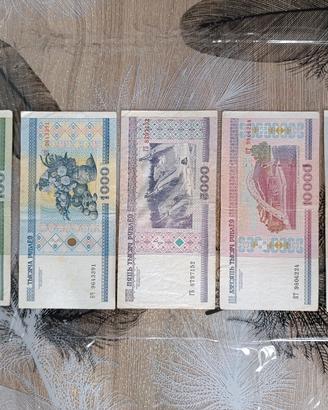 banconote rublo Bielorussia 