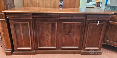 Credenza intarsiata noce