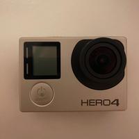 Gopro Hero 4 silver 12MP 4K 1080p + accessori