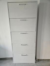 Scarpiera Slim Salvaspazio (5 scomparti)