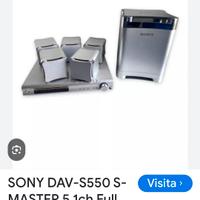 home theatre  sohy dav-550 master 5.1 ch full