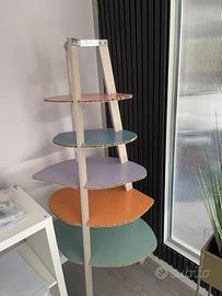 C02- SCAFFALE COLORATO A PIRAMIDE , altezza 150 cm