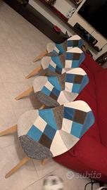 4 sedie stile nordico