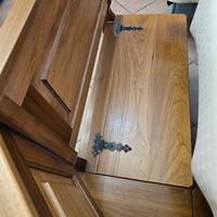 Panca in legno di castagno