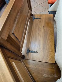 Panca in legno di castagno