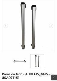 Barre portatutto audi q5 sportback mai usate orig.