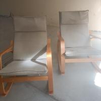 sedie a dondolo da giardino 