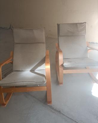 sedie a dondolo da giardino 