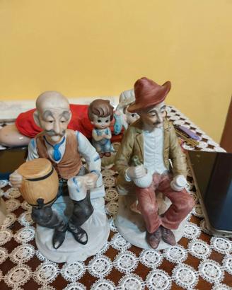 Coppia vintage porcellana vecchietti Capodimonte