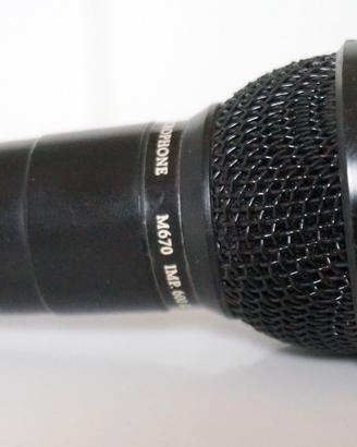 Microfono dinamico unidirezionale M670 con cavo