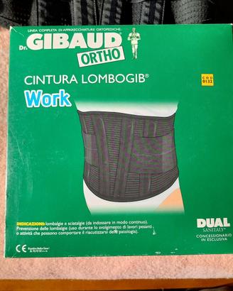 cintura ortopedica Gibaud Lombogib Work