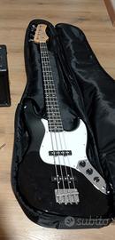 Basso nero 4 corde