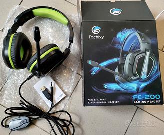 Cuffia PC Gaming con Microfono e Cancellaz Rumore