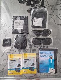 set accessori da pioggia 