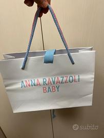 Busta carta shopping bag nascita